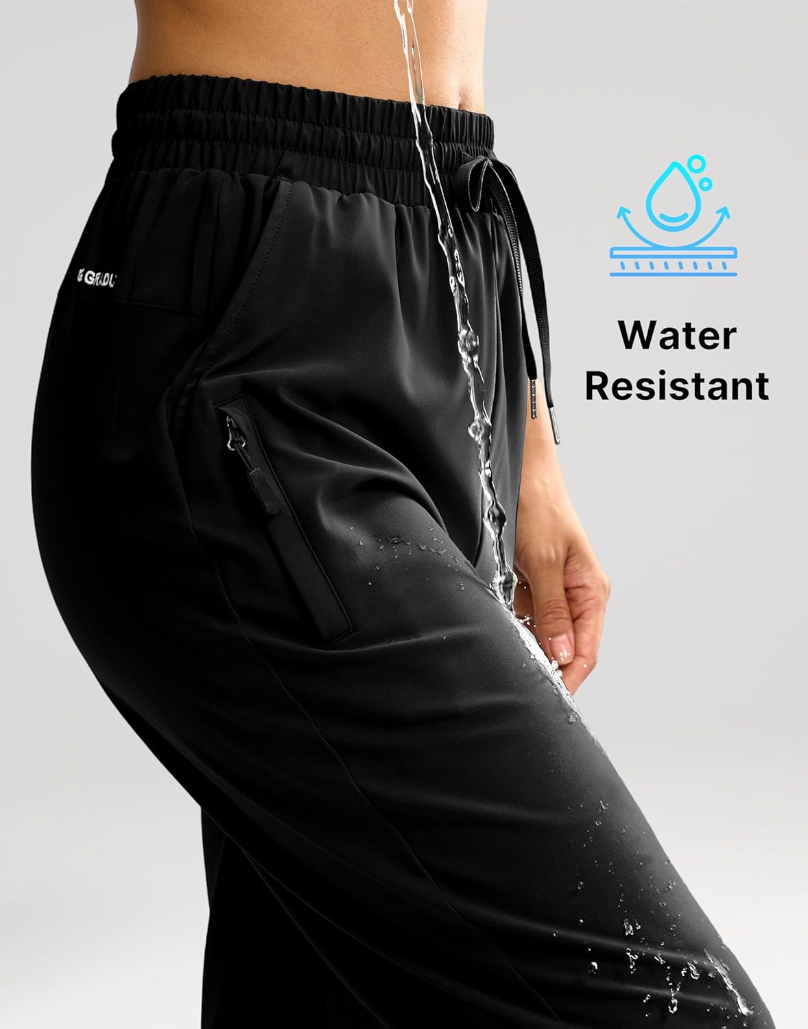 G Gradual Women's 15" Long Shorts Below The Knee Capri Lightweight Quick Dry Hiking Cargo Shorts for Women with 3 Pockets - Image 6