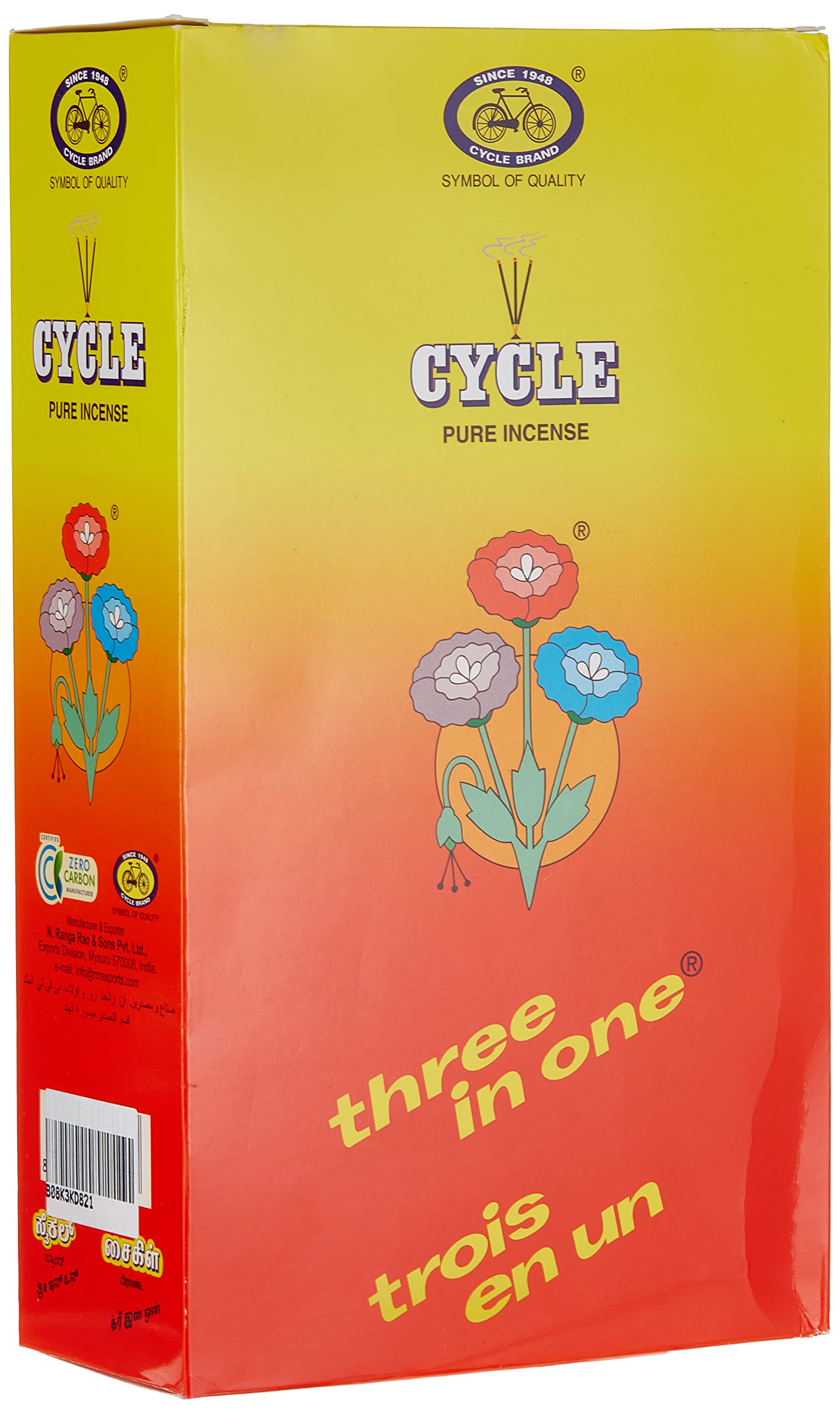 Incense Sticks 3 in 1 - Pack of 12