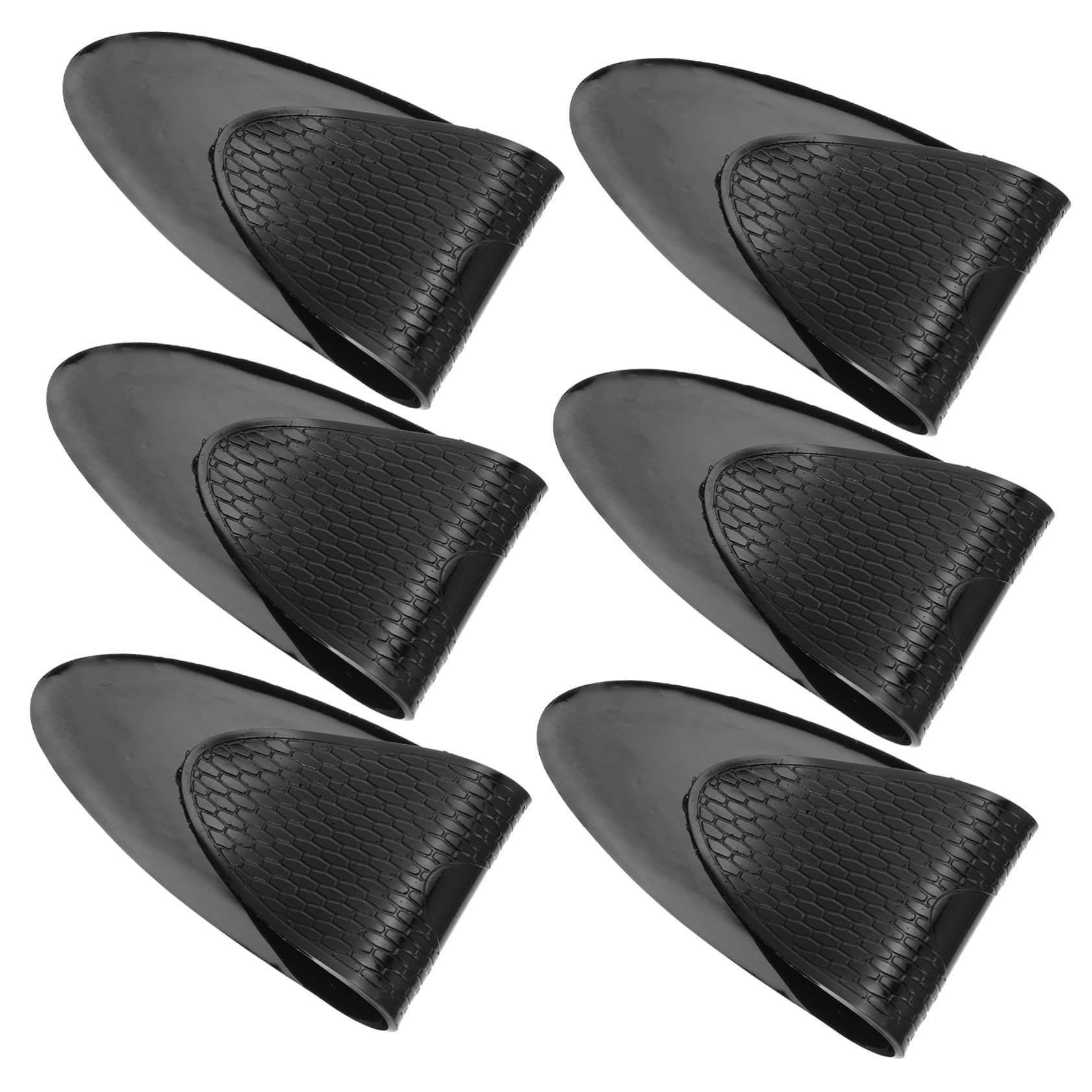 Unomor Vehicle Phone Holder 6pcs Oval Car Phone Mat Non-Slip Soft Material Keep Dashboard Tidy Easy to Install