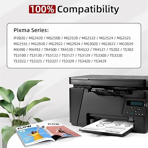 Miniatura 2 de PG-245XL Cartucho de tinta negra para Canon 245 Cartuchos de tinta negra de repuesto para Canon 245XL Ink 245 apto para Pixma TR4520 TR4522 MX490