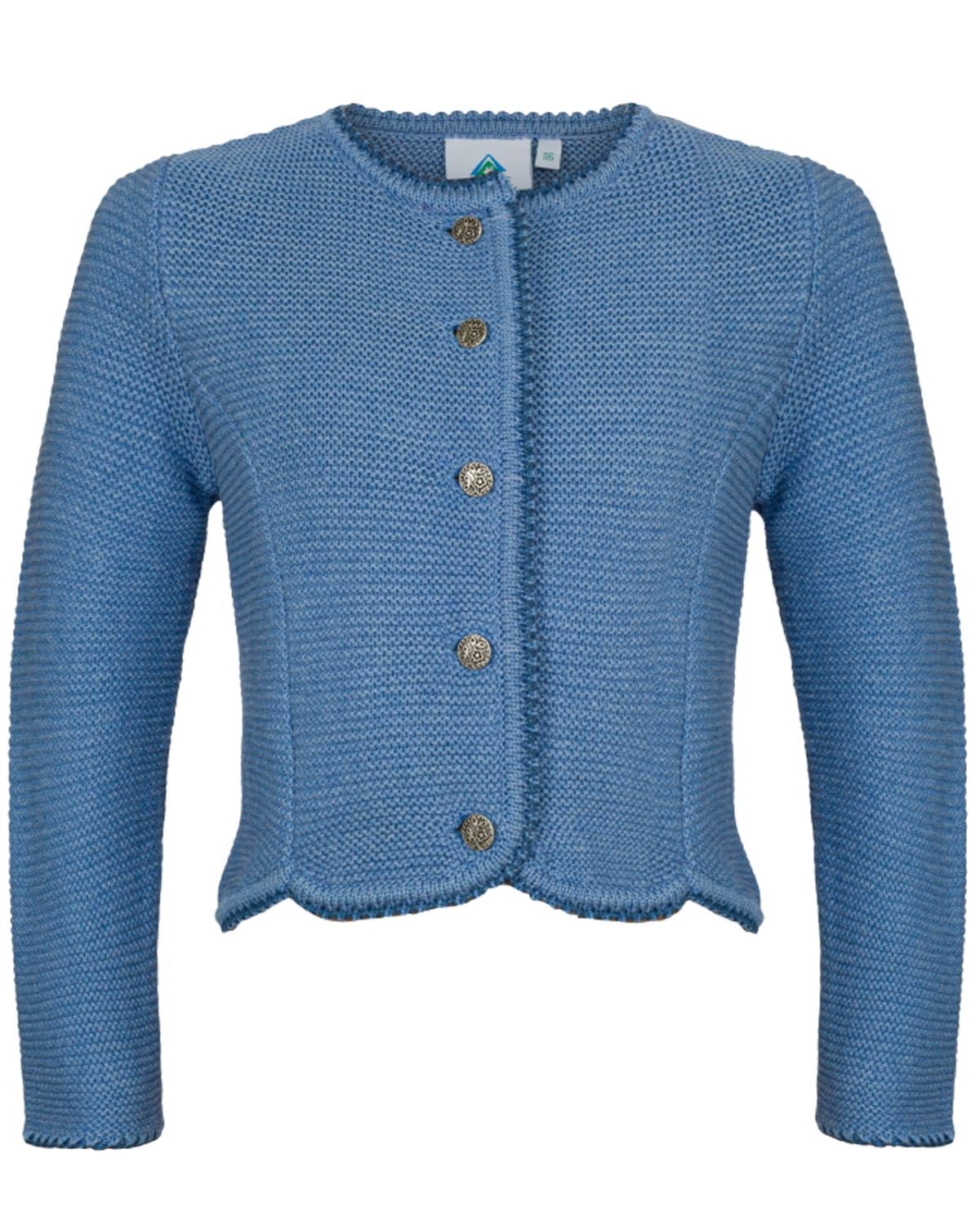 Isar-Trachten Chaqueta infantil Amy 47068 | Azul vaquero