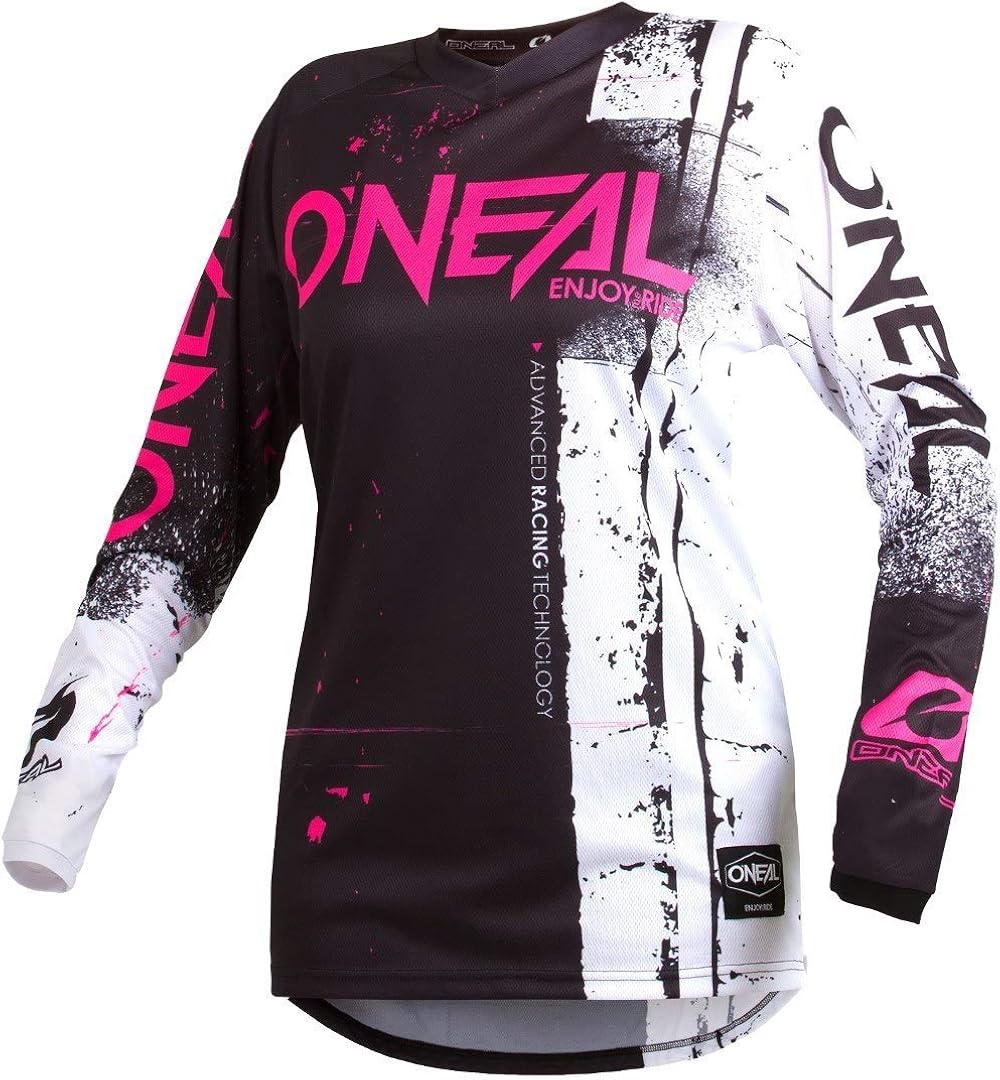 O'Neal Women's Element Classic Jersey (Black, Small) : Automotive