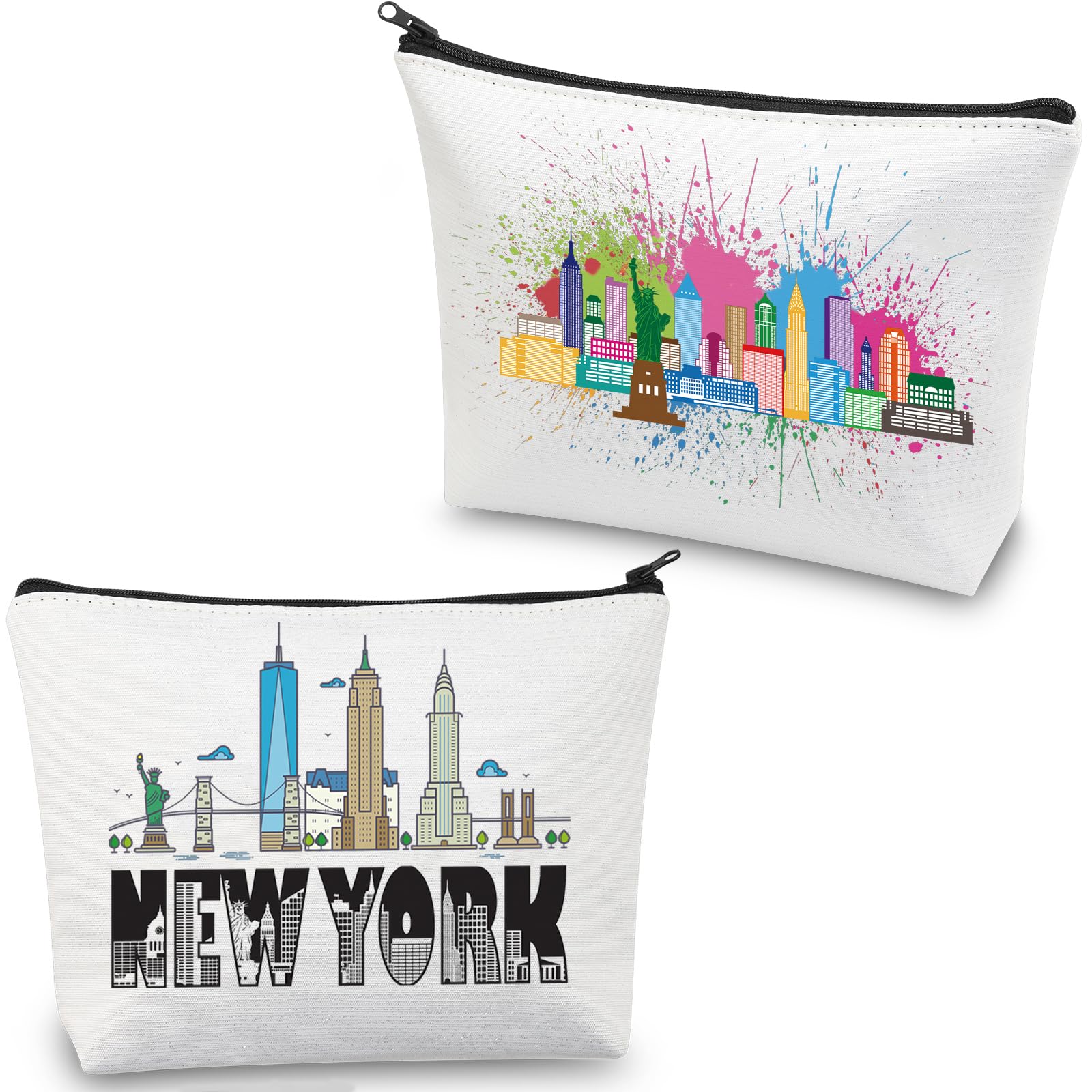 MYSOMY New York Make-up-Tasche – Wasserdicht & Stylisch, 23x17x6 Cm