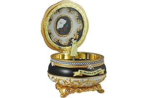 The Phantom™ and Christine Limoges Music Box and Pendant Necklace