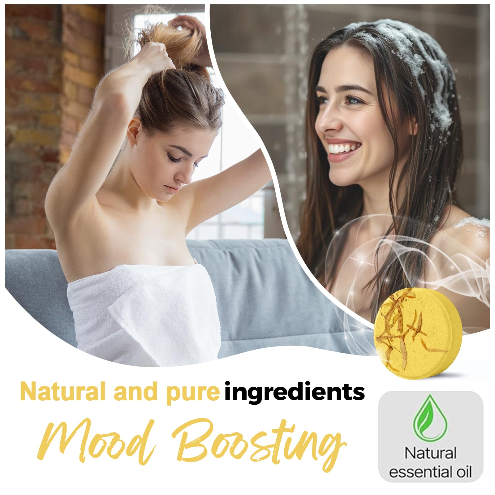 SWCANDY Shower Steamers Aromatherapy Birthday Gifts for Women Travel Essentials, 8 Pcs , Bath Bombs Shower Bombs with Natural Essential Oils, Relaxation Home SPA: Coconut