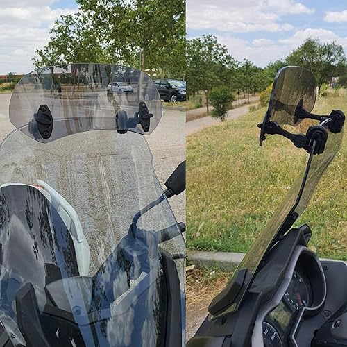 Miniatura 3 de Deflector de parabrisas de motocicleta para Y&AMAHA para MT07 MT09 MT10 R1 R3 FZ6 para TMAX530 para T&MAX 500 para X & max XJ6 para XJR1300 (color