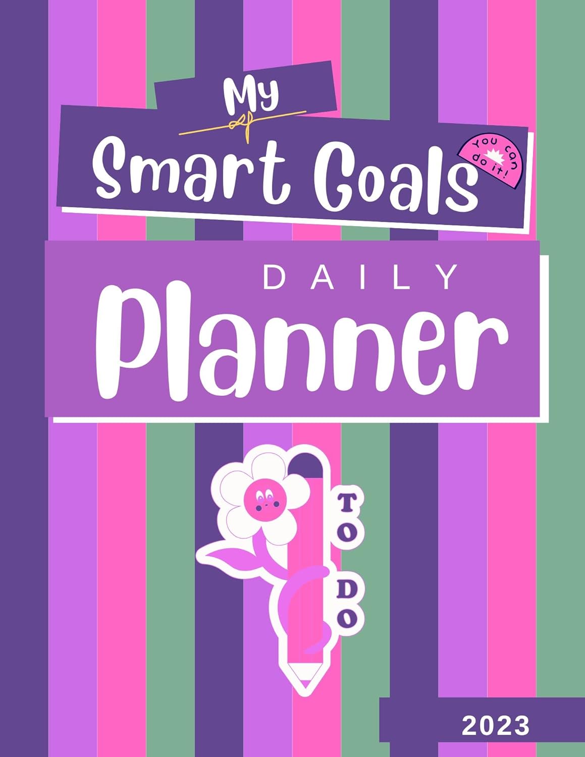 My Smart Goals Daily Planner 2023 Glitz Smart Goals Planner for kids