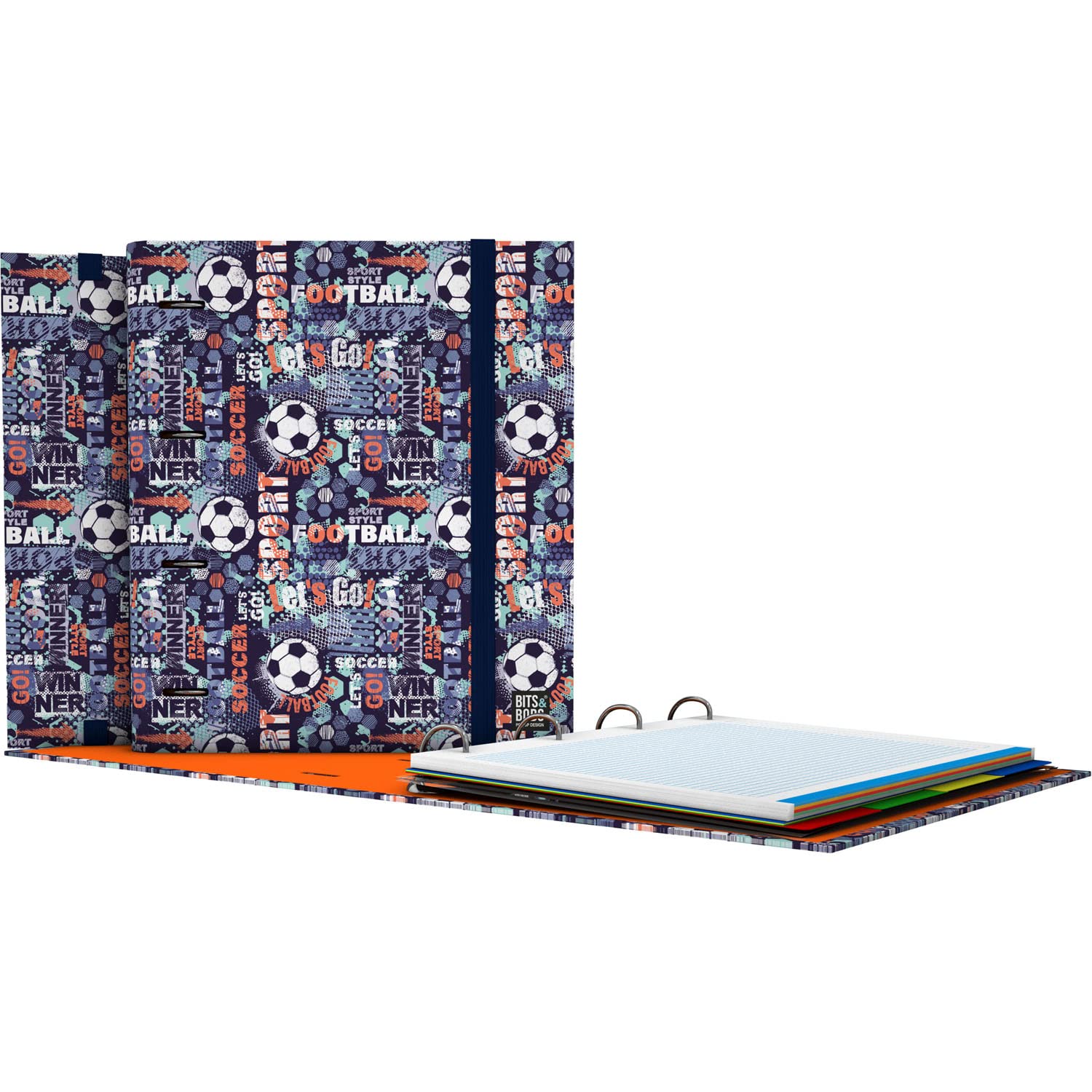 Grafoplás | Ring Binder with A4 Refill | includes 100 5x5 Grid Sheets | Dividers | Transparent Envelope | Bits & Bobs Pop Up Design | Winners | Carpebook | FSC