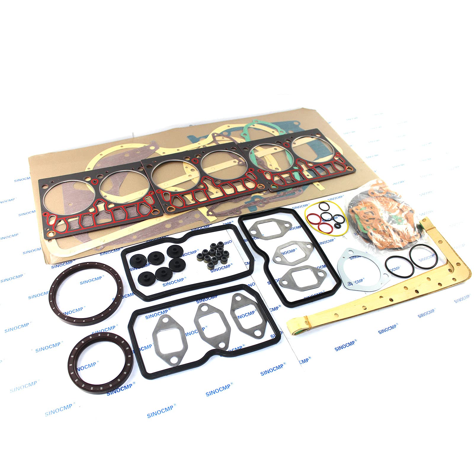 D1146 D1146T Kit guarnizioni motore - SINOCMP Parti dell'escavatore per Doosan DH220 3 DH300 5 S220LC escavatore, 3 mesi di garanzia