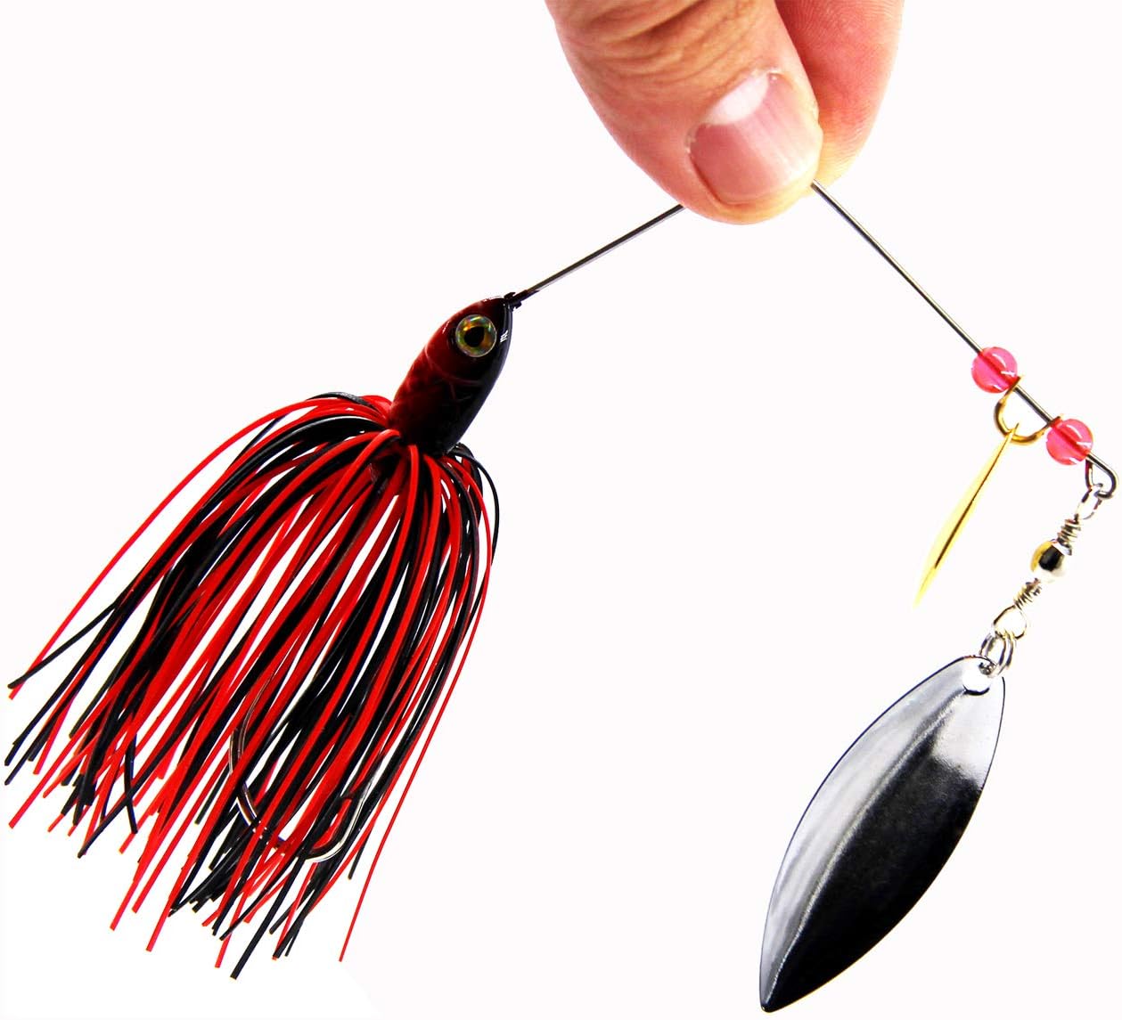 Fishing Lures Spinnerbait, 6pcs Bass Fishing Lure Spinner Baits Kit Hard Metal Multicolor Buzzbait Spinnerbait Jigs for Bass Pike Trout Salmon : Sports & Outdoors