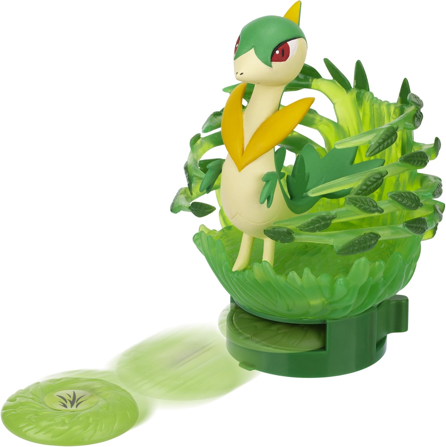 Pokemon Attack Figure B&W Series #3 Servine/Grass - Type Base