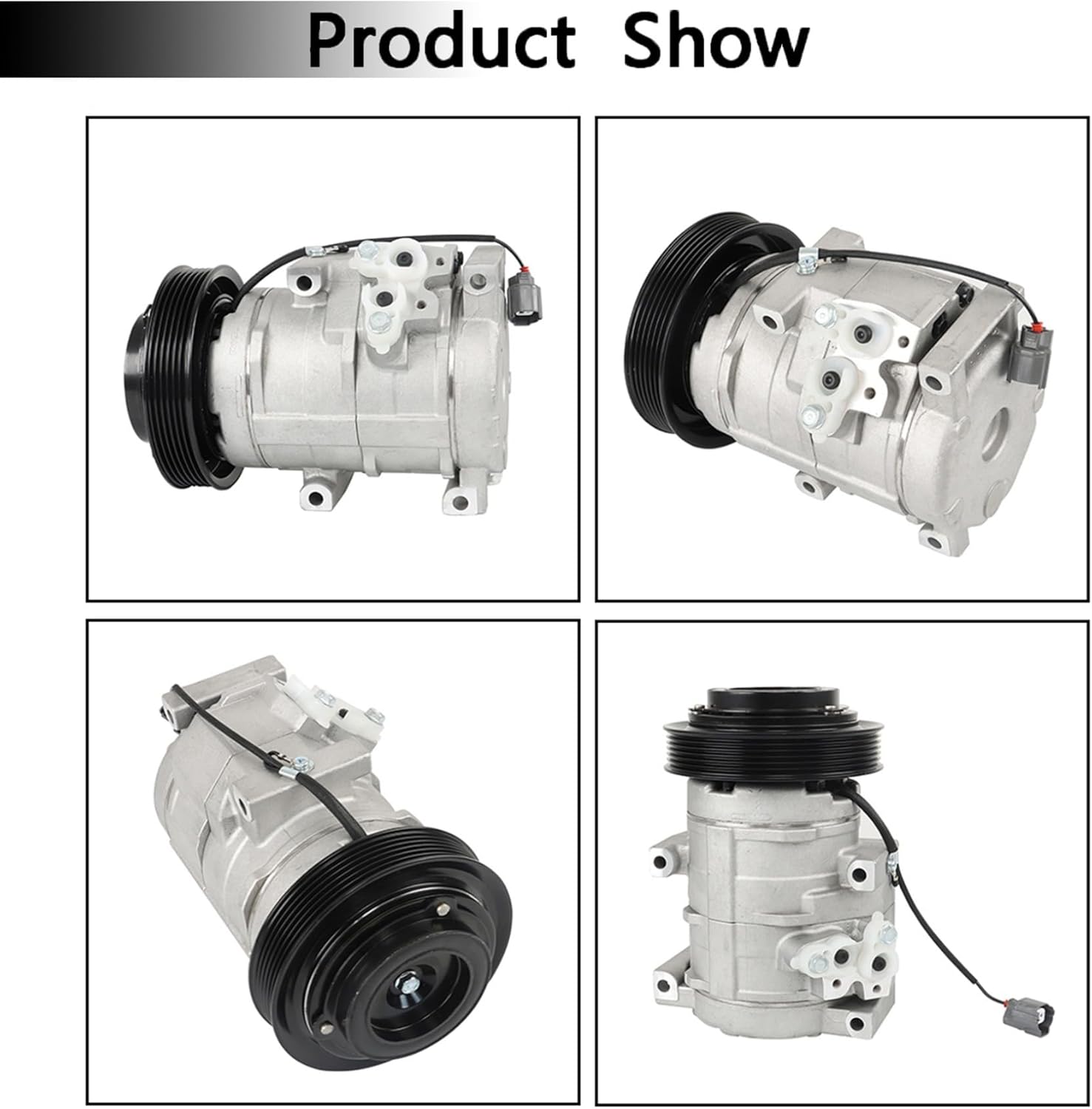 GXYWADY AC Compressor & A/C Clutch Replacement for MDX TL 2003-2008 / Replacement for Accord Odyssey Pilot Ridgeline 2003-2008 CO 10736C 97307