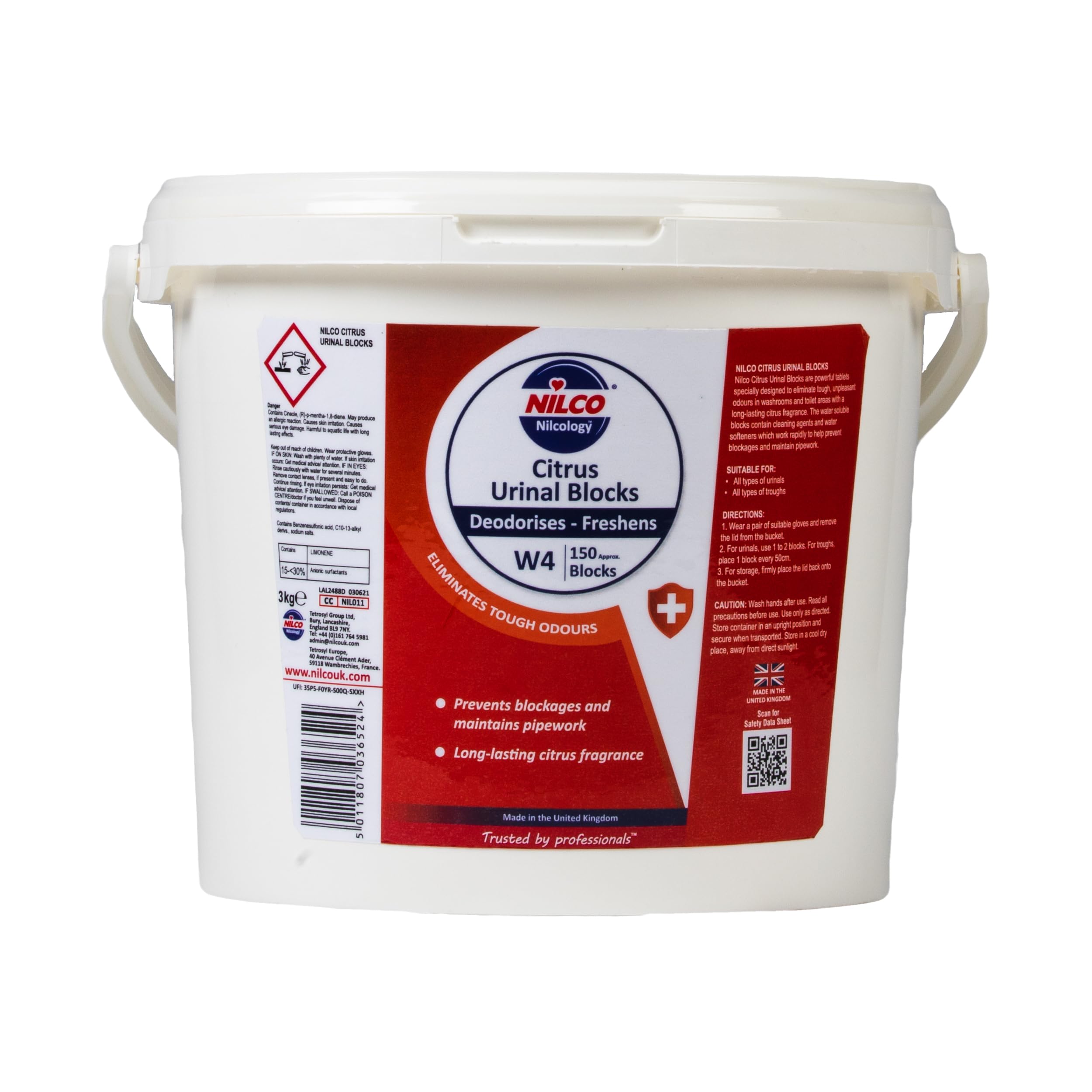 Nilco Citrus Urinal Blocks 3Kg