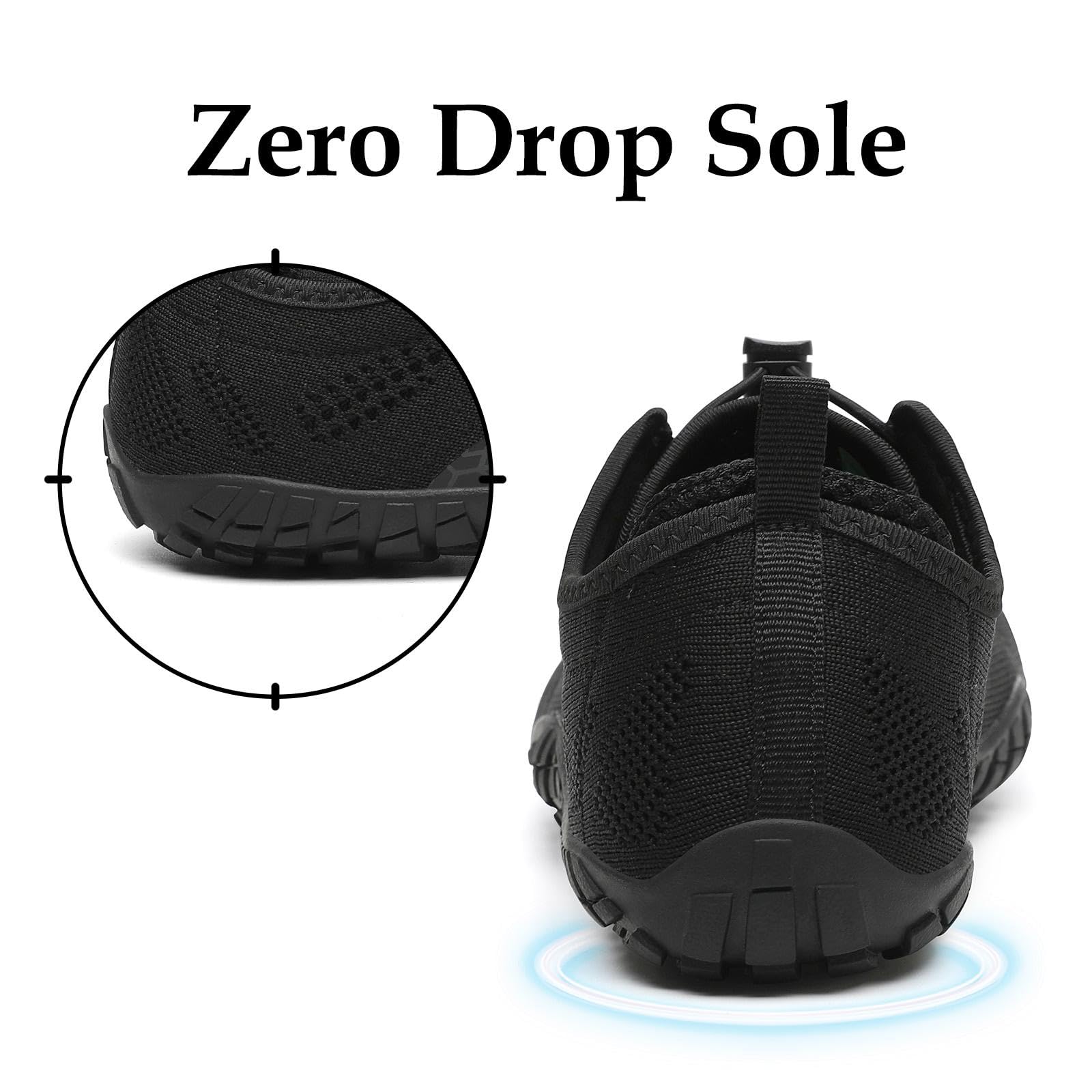 SAGUARO Scarpe Barefoot Minimaliste Uomo Donna - Scarpe Scogli Leggere Traspiranti Antiscivolo - con Padelle Larghe e Zero Gocce