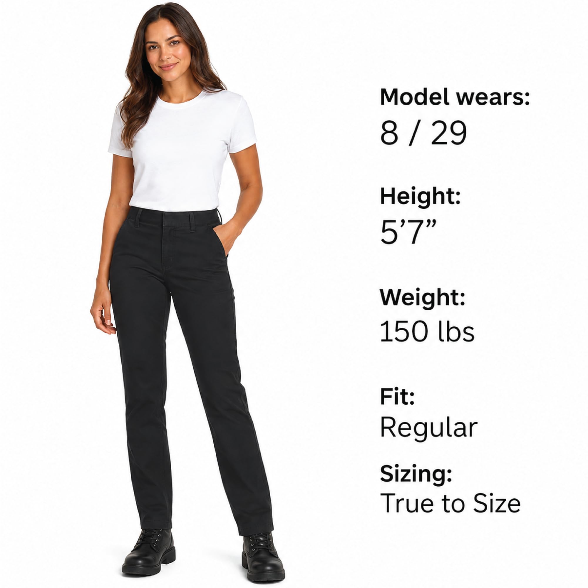 Dickies Damen Hose Women's Flex Slim Fit Pants