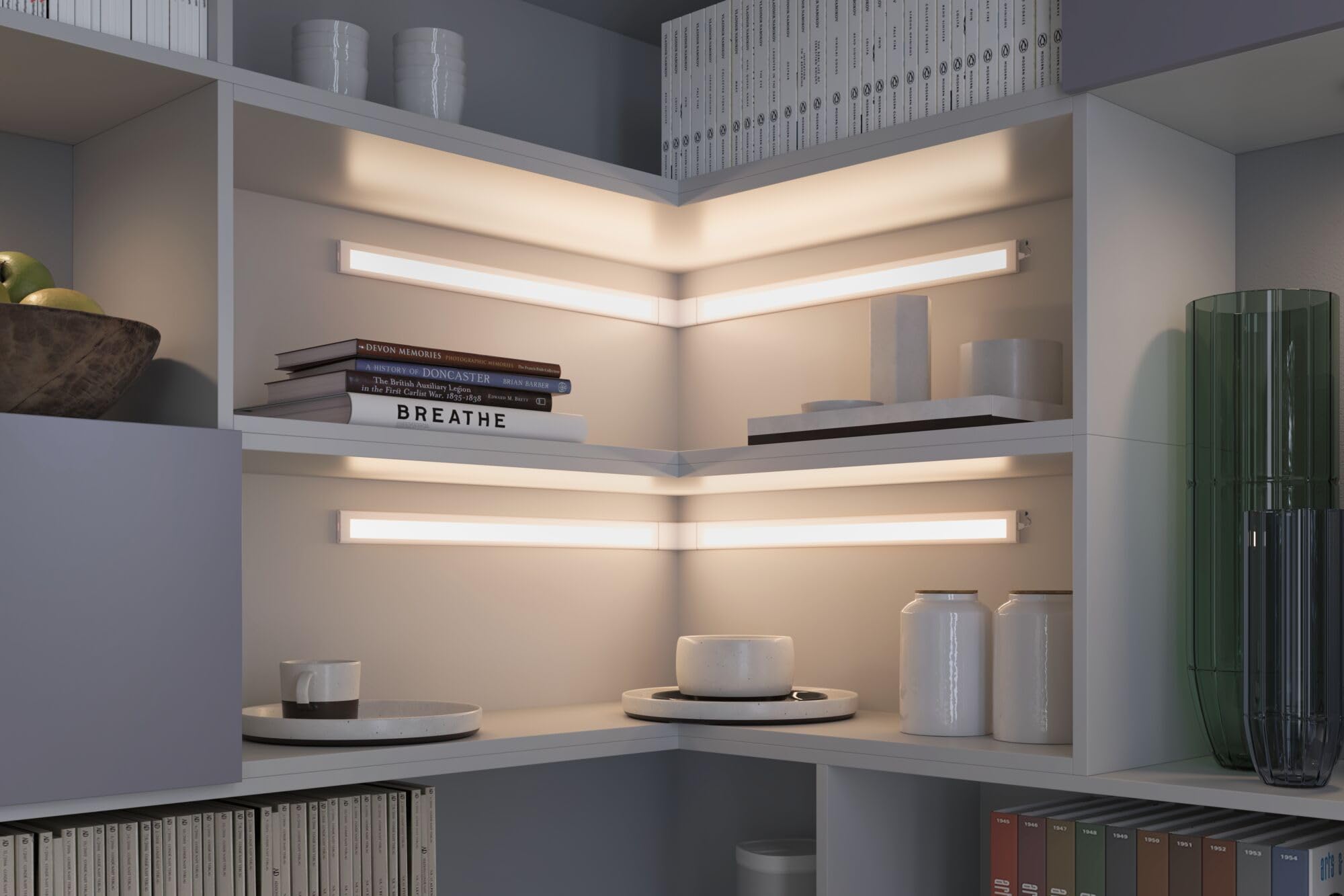Paulmann 99963 Clever Connect Spot Border LED furniture luminaire 500mm Tunable White 12V rect. incl. 1x7.5W dimmable white matt plastic 2700-6500K - Image 3