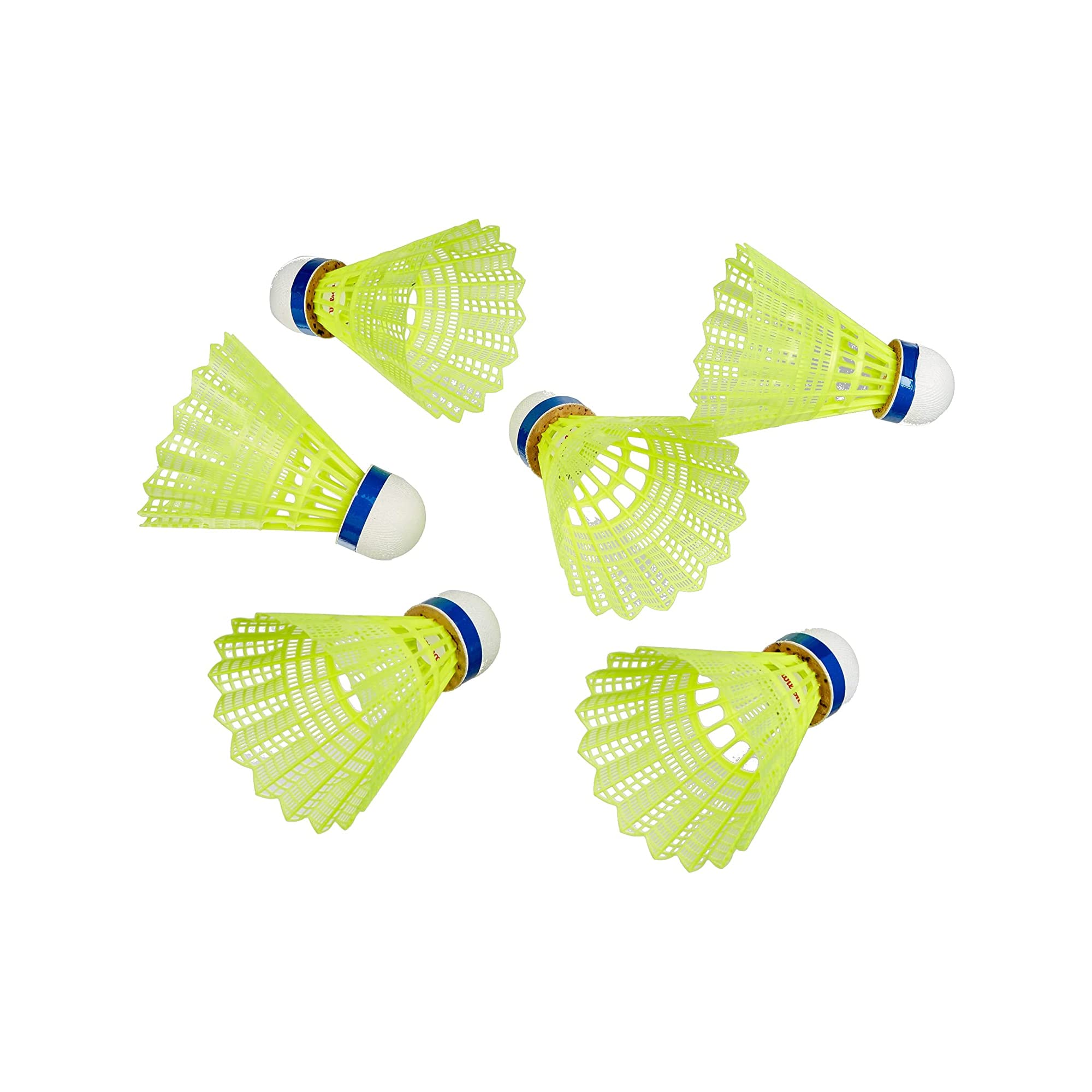 Wilson Championship Volani da Badminton, Confezione da 6, Plastica/Sughero Naturale - 4