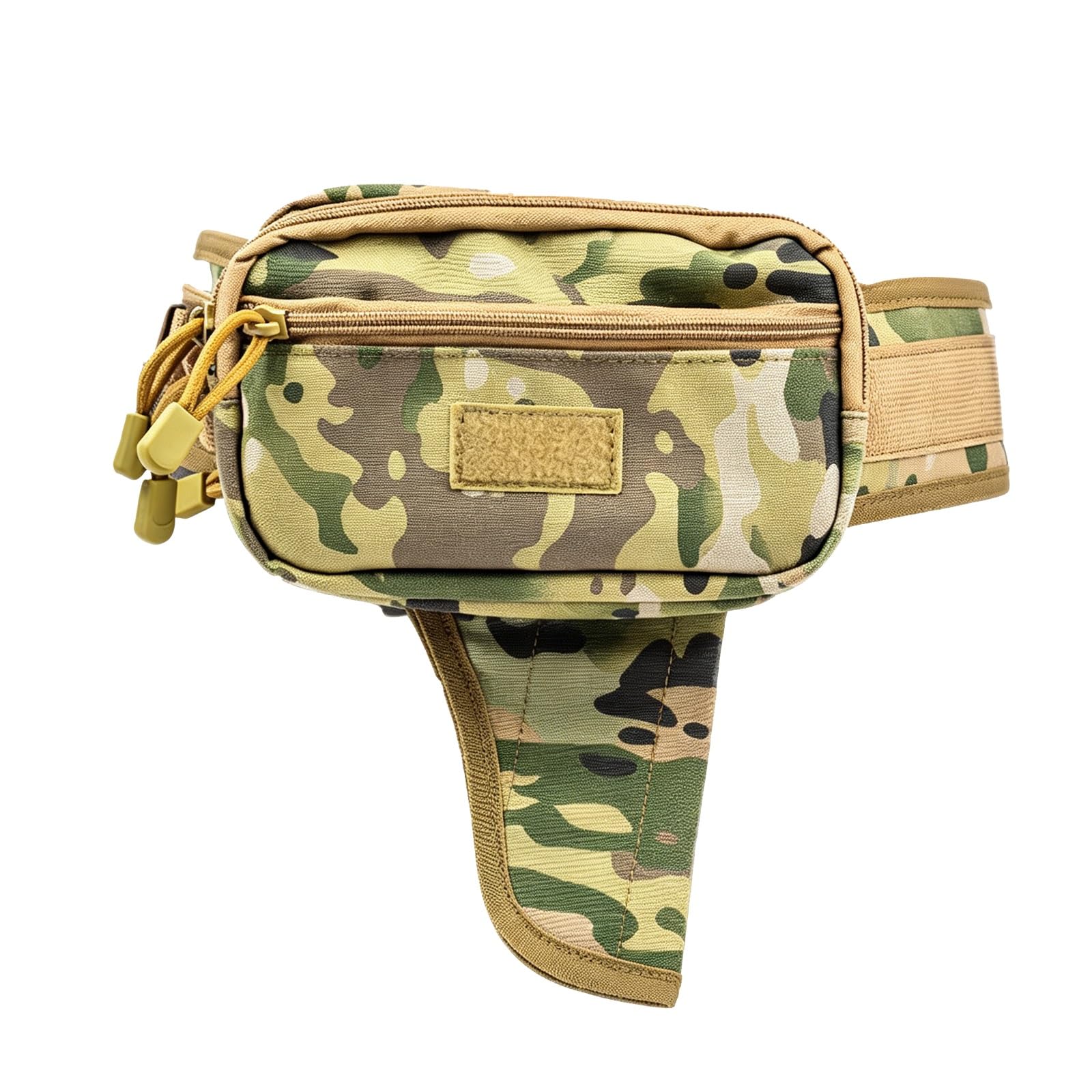 ZJIEYU Tactical Concealed Carry Waist Holster, EDC Pistol Pouch with Rapid Access Holster, for Men and Women Running and Hiking(Mc)
