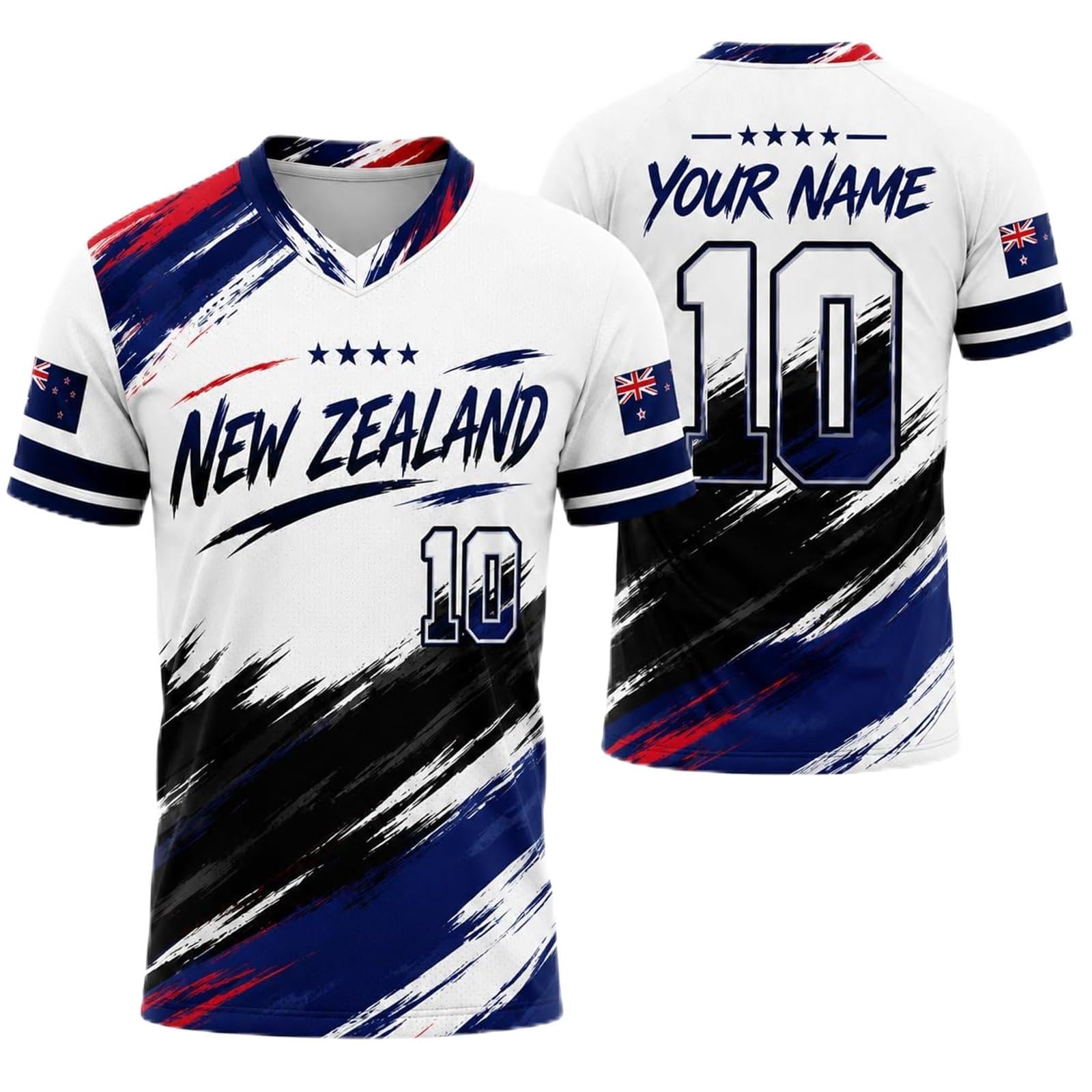 Personalised Name Number Football Shirt 2026 Men Women Youth (New Zealand)