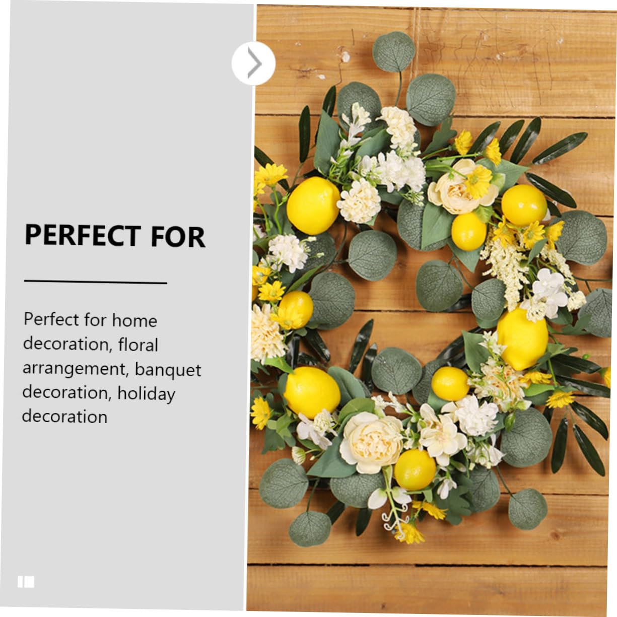 VICASKY Ghirlanda Artificiale con Fiori e Foglie per Dingresso Decorazione Casa e Matrimonio