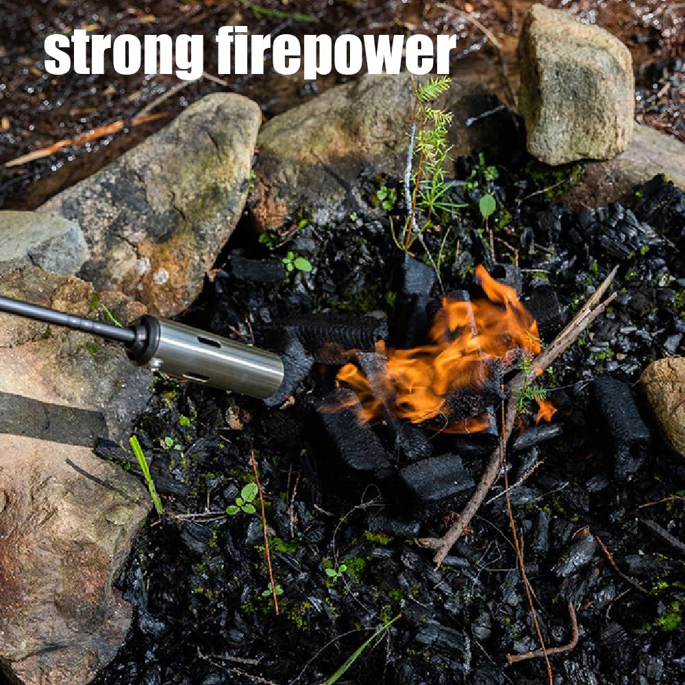 Lanciafiamme A Gas Butano Portatile - Torcia Per Cucina, BBQ E Campeggio Con Temperatura Regolabile Fino A 1300&deg;C