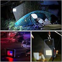 Vista 2 de Luces recargables de mano para tienda de campaña, funciona con pilas, 2400 mAh, 2000 lúmenes, 4 modos de luz, impermeables, ligeras, portátiles