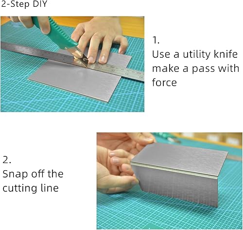 Miniatura 13 de Paquete de 30 paneles de 12 x 4 pulgadas de aluminio cepillado para loseta en muro de azulejos de acero inoxidable