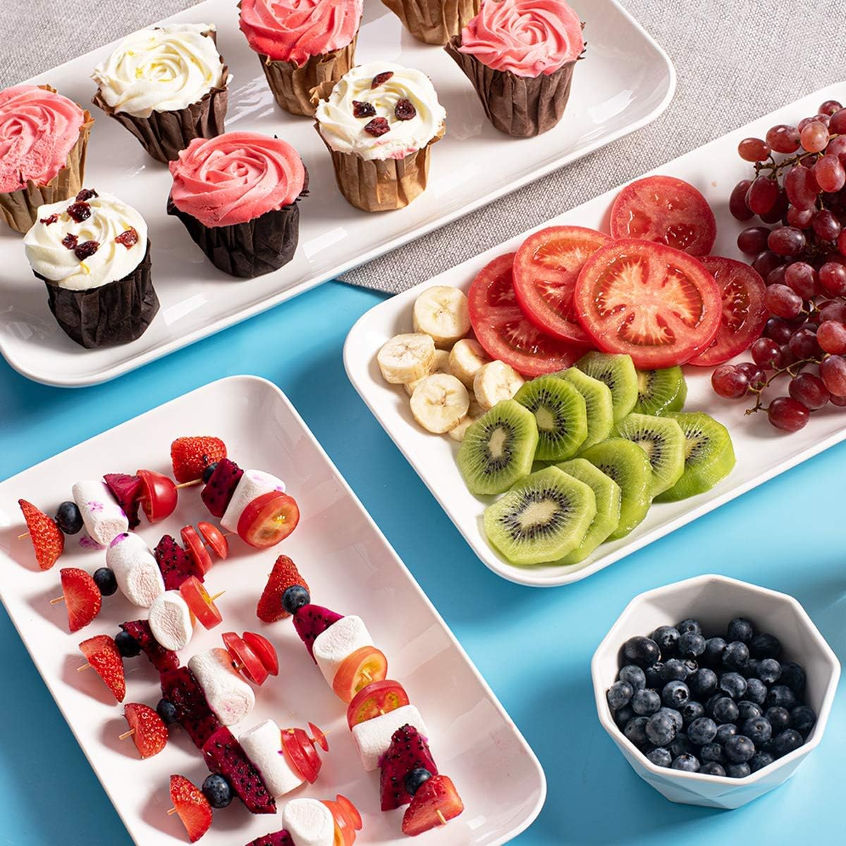 DELLING Porcelain Ramekins Bowls 6 OZ Souffle Dish - Ramekins Set for Pudding, Creme Brulee, Ice Cream, Snack, Bakeware Cups Set for Baking and Cooking -Oven Safe Set of 6 White