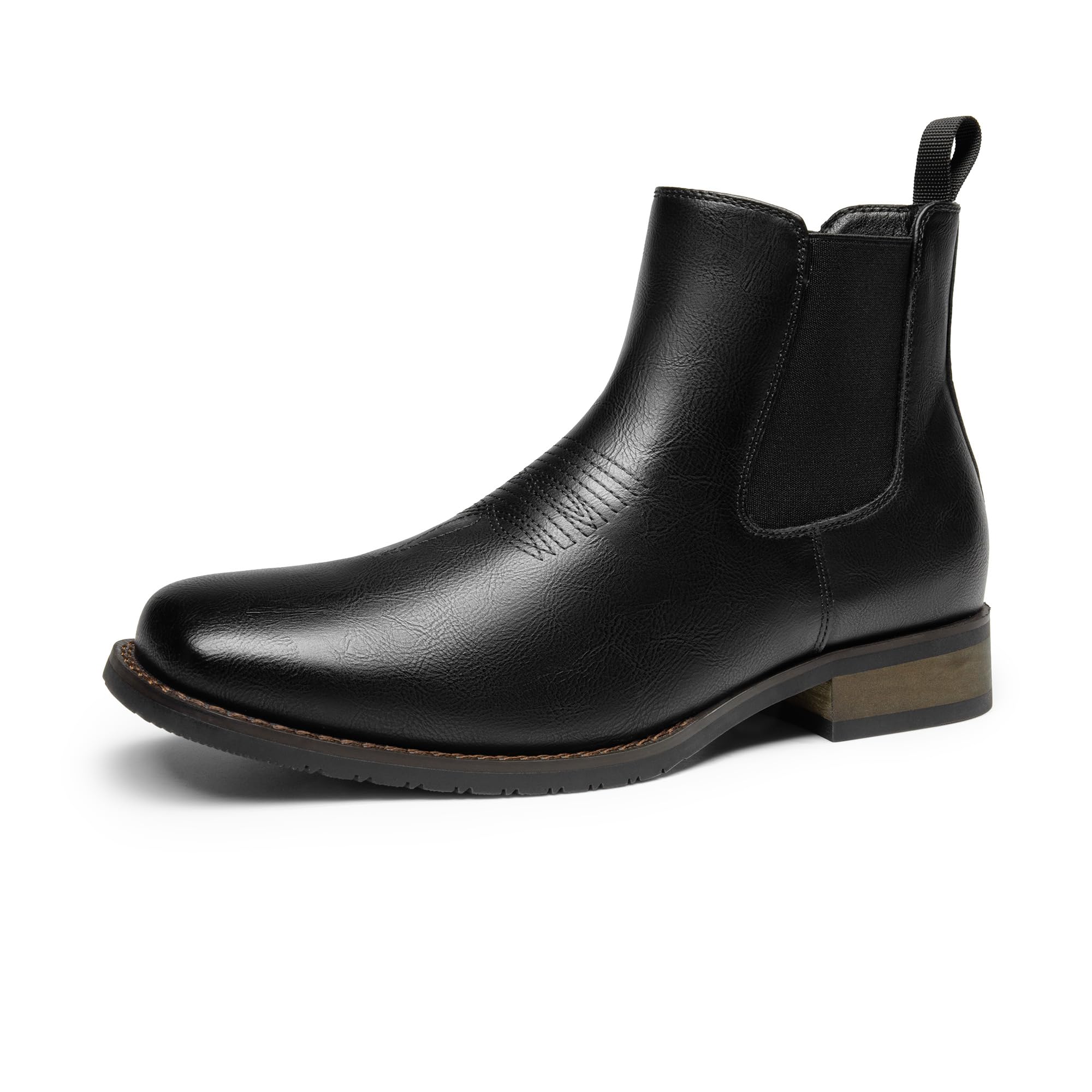 Bruno Marc Botas de hombre Chelsea Botas Botines Botas con Suela de Goma