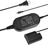 DMW-DCC12 DMW-AC8 Camera AC Power Adapter Replace Panasonic BLF-19 Battery for Panasonic Lumix DMC-GH3, DMC-GH4, DMC-GH3K, DMC-GH4K, DC-GH5, DC-G9 Camera