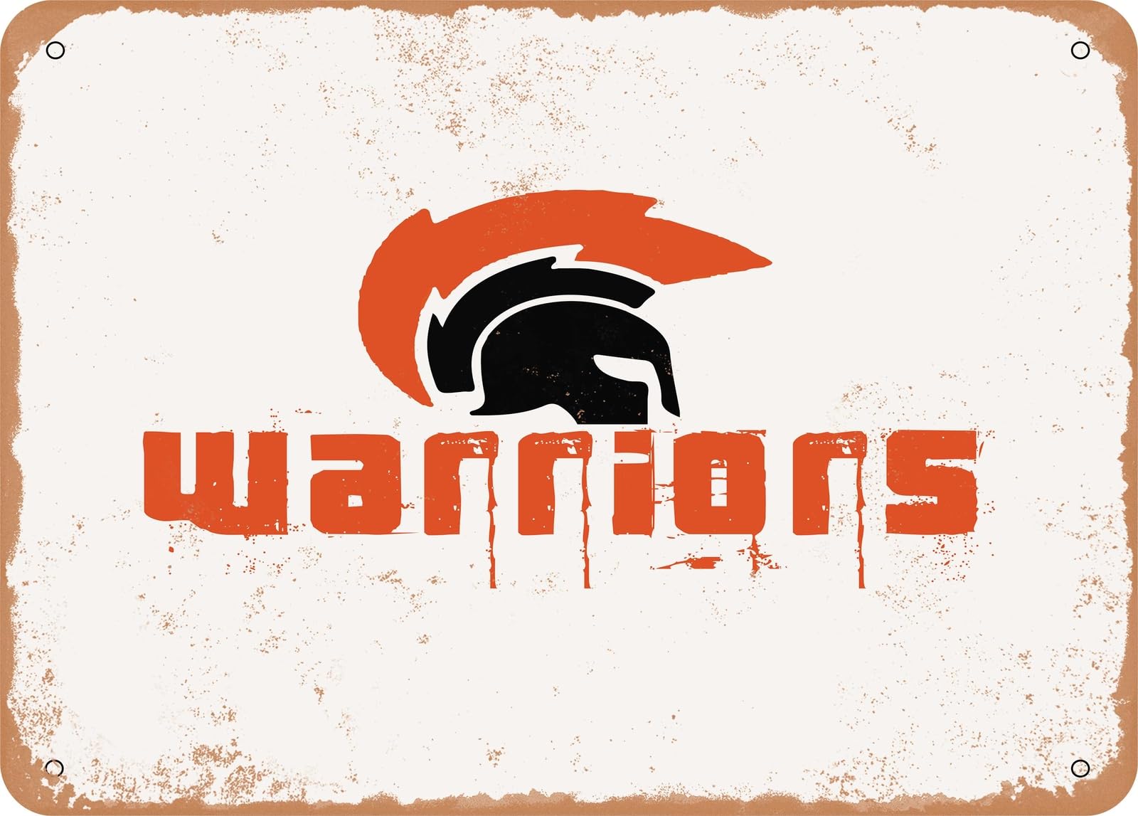Metal Sign - Warriors - 5 - Vintage Look Sign home decor