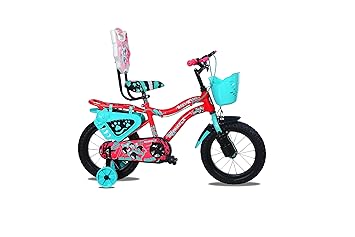 GO-WHEELZ Kids Cycle for 3 to 5 yrs Steel Caliper Brake Cycle for Boys and Girls 14T Pink (85% Assembled, for 2-4 Year Kids Cycle for 3 to 5 yrs)