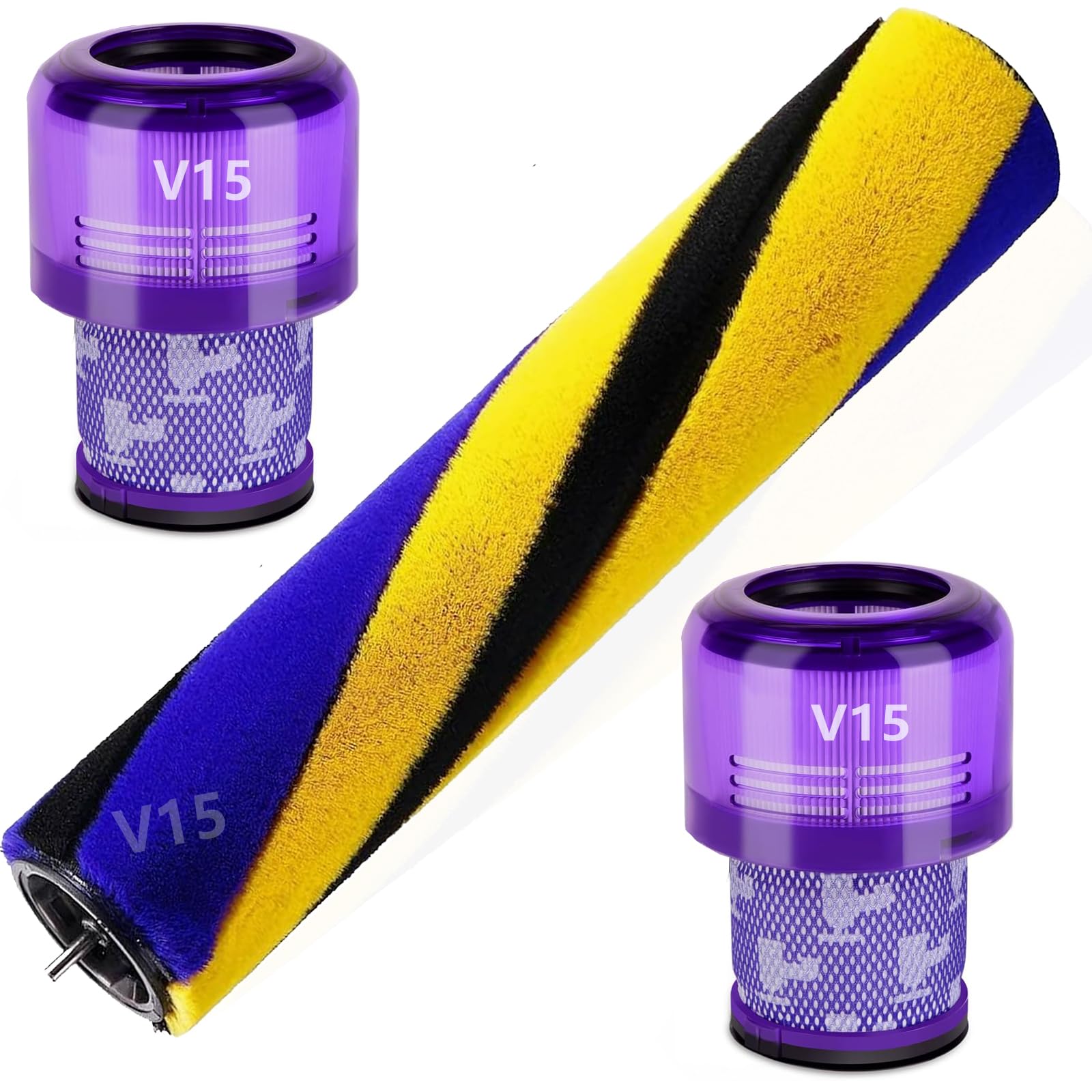 Wałek szczotkowy do odkurzacza Dyson V15 Detect Slim Absolute Total Clean Extra części zamienne (V15 szczotka z filtrem)