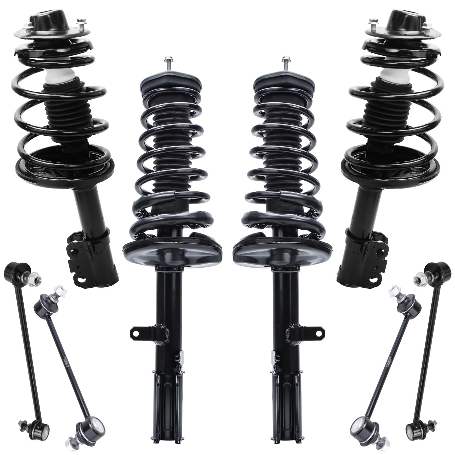 Detroit Axle - 8pc Struts Sway Bar Links for 1997-2001 Camry Lexus ES300