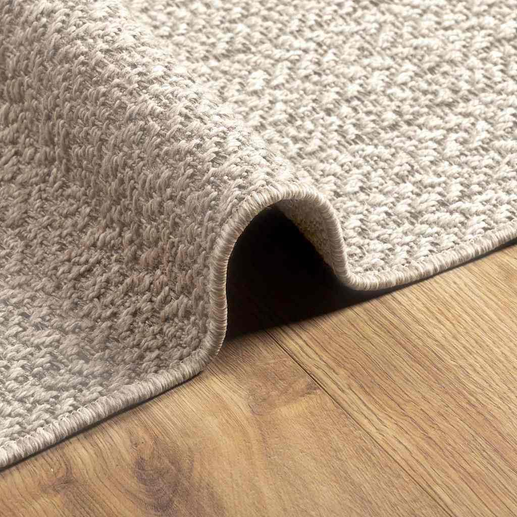 ZIZUR - Alfombra de polipropileno (200 x 140 cm, resistente a la intemperie, para exteriores, balcón, terraza, moderna, fácil de limpiar, antideslizante, resistente a los rayos UV, ovalada)