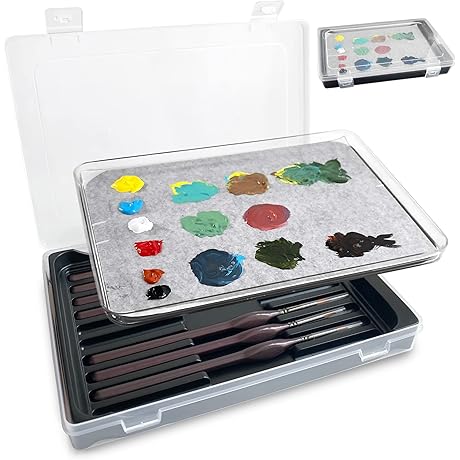 Acrylic Palette Art Stay Wet Palette For Acrylic Painting Wet Palette Wet Pallets for Painting
