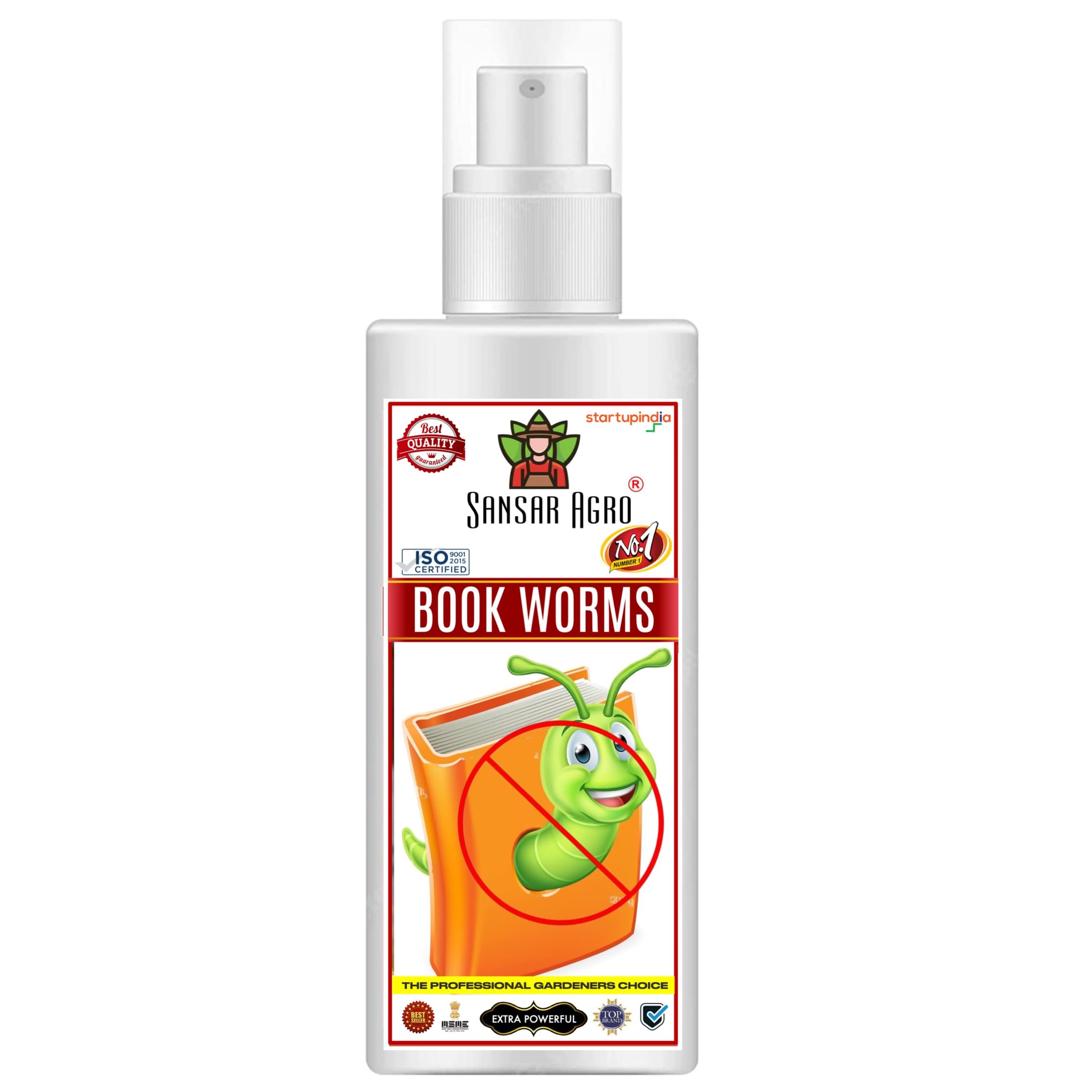 Sansar Agro® Book Worms Repellants Liquid Spray, Removes book worms instantly and prevents further infections | Natural Herbal Formula I Non-Toxic, and Biodegradable | Irritant-Free. (200 ml)-picture-16