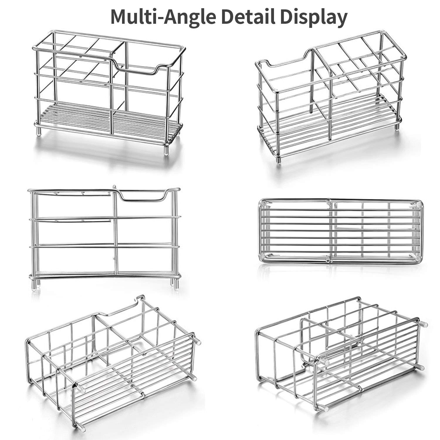 Amazon.co.jp: RSVLEI ステンレス 歯ブラシスタンド 置き型 ハブラシ