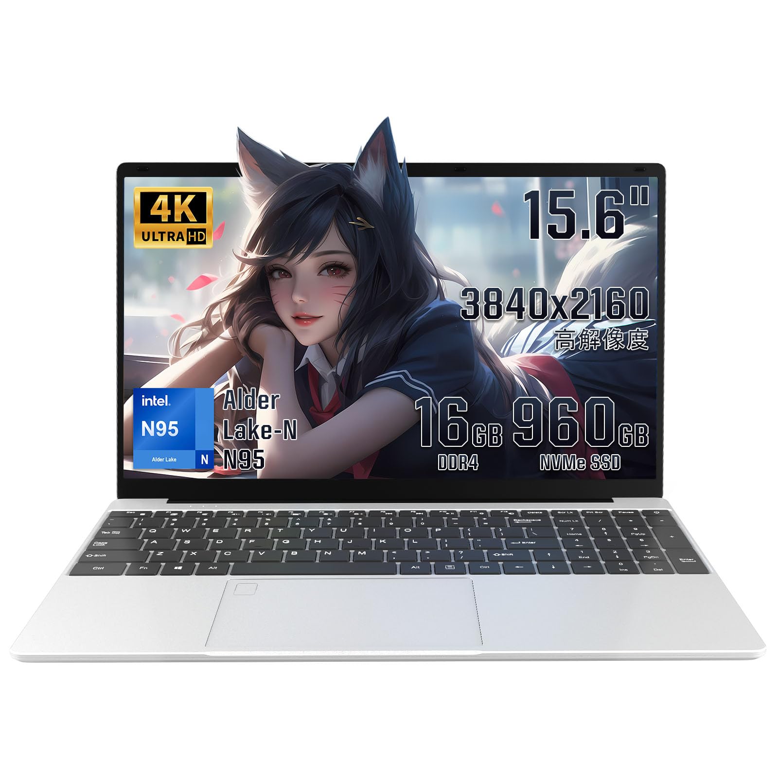 Amazon.co.jp: パソコンノート 4K液晶（3840x2160）15.6インチ