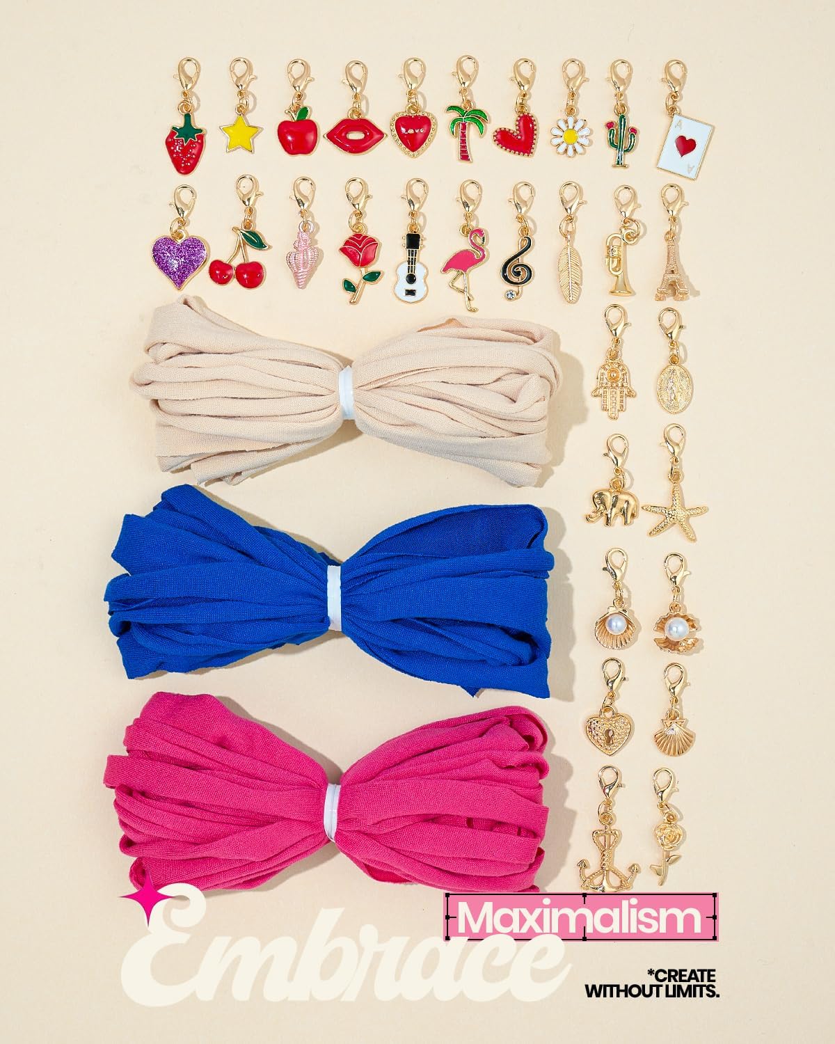 DualCozy Flip Flop Charms Making Kit, Sandal Charms for Flip Flops image 4