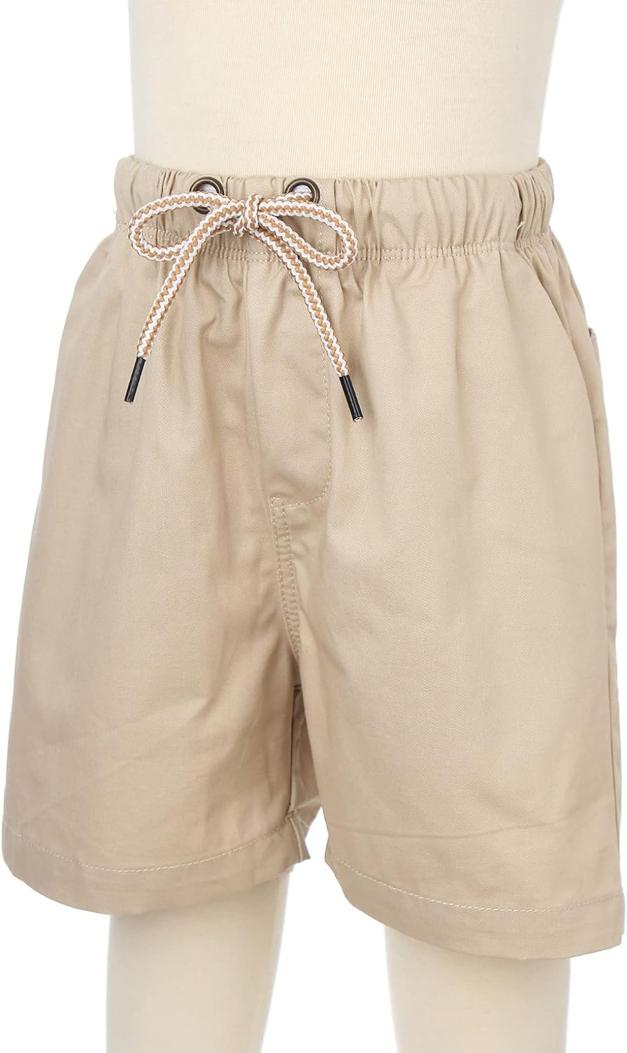 Kaerm Little Boys Summer Shorts Casual Drawstring Elastic Waistband Pull-on Cargo Short Pants with Pockets
