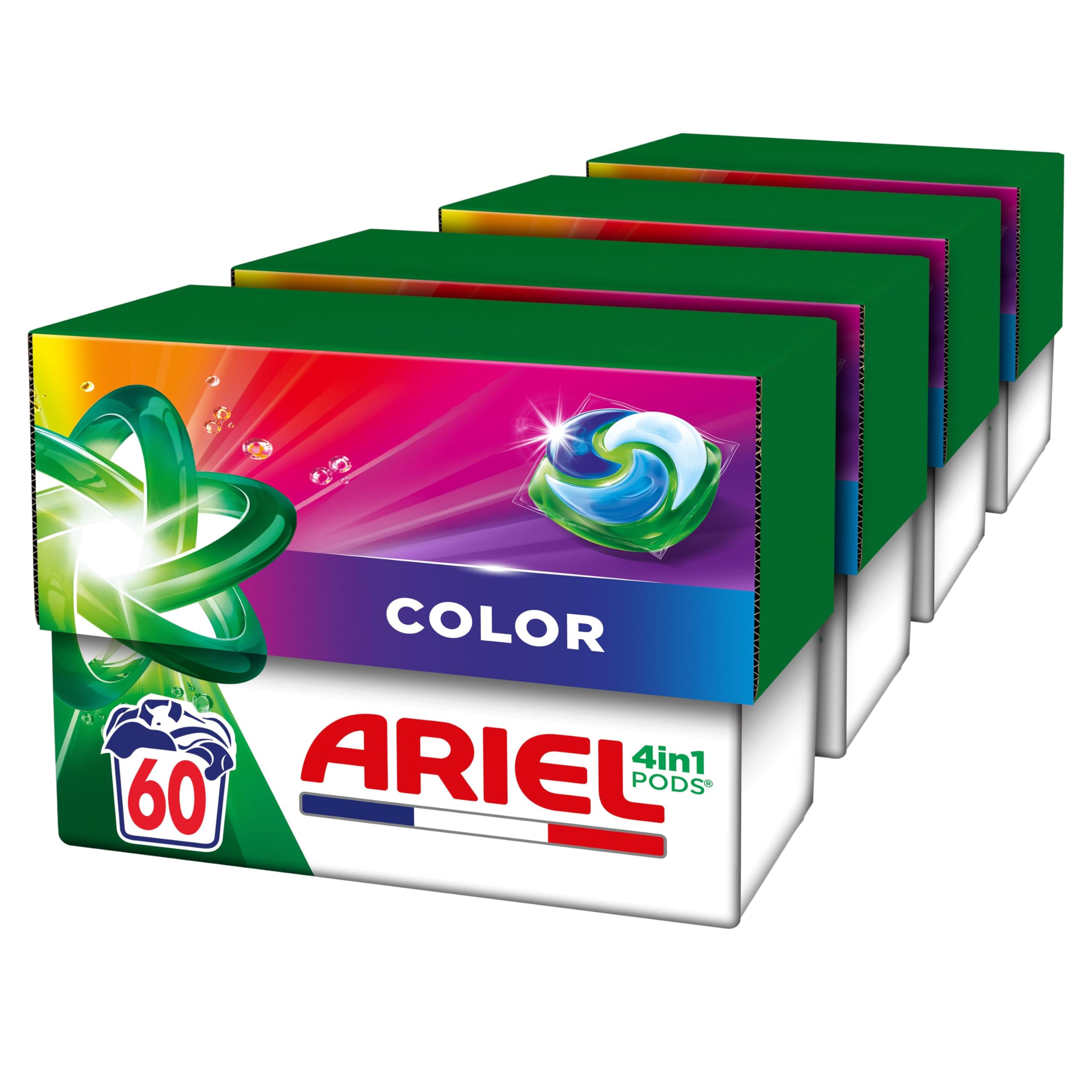 Ariel PODS 4en1 Lessive en capsule Original Couleur x60