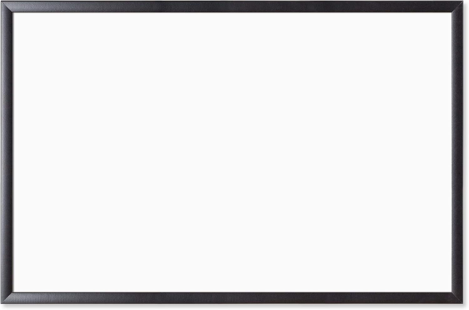 U Brands Dry Erase Board, 23 x 35 Inches, Black
