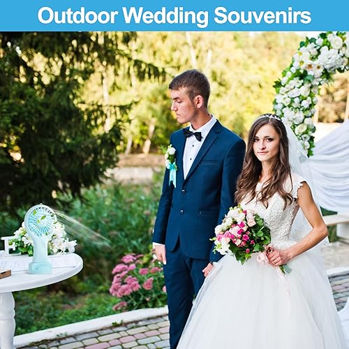 Miniatura 7 de CHNLML Ventilador recargable de mano, mini ventilador de mano portátil de bolsillo, alimentado con pilas, con base de pestañas, arte de uñas,