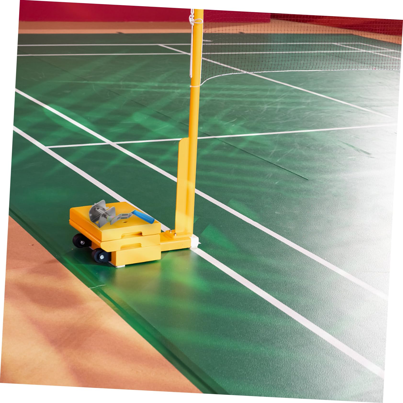 Handkurbel für Badminton und Volleyballnetze mit Schneller Montage Saitenspanner aus Eisen Tragbares Design für Outdoor Sportplätze und Training
