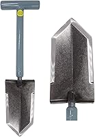 Vista 1 de Lesche Mini Sampson Pala con mango en T de 18" para detección de metales y jardinería