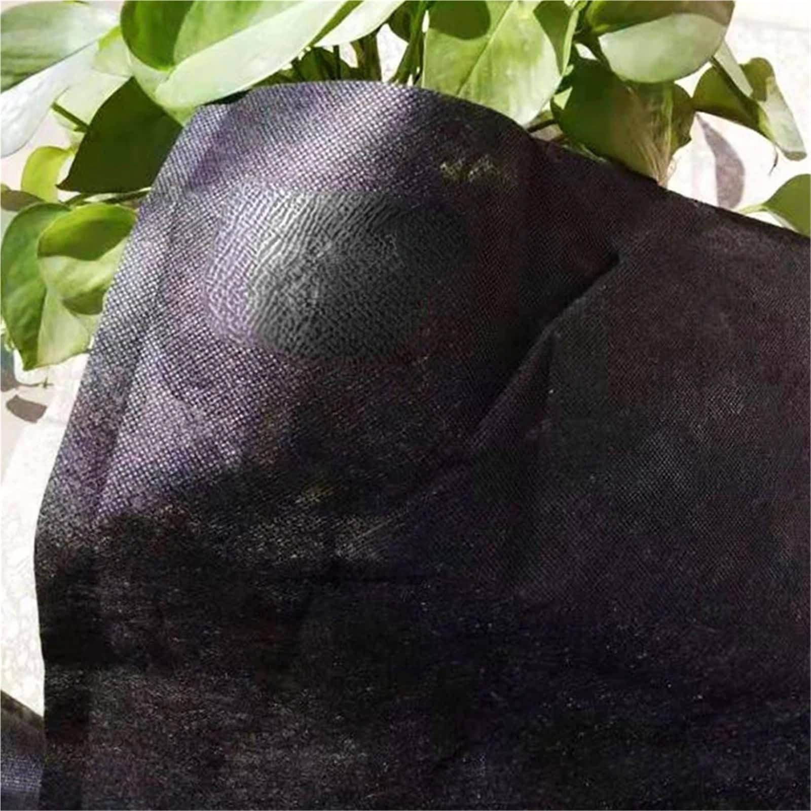 Telo Pacciamatura Tessuto Non Tessuto Nero Geotessile Traspirante Anti-età Giardinaggio Panno Anti-Erbacce Diserbo(50cm x 10m)