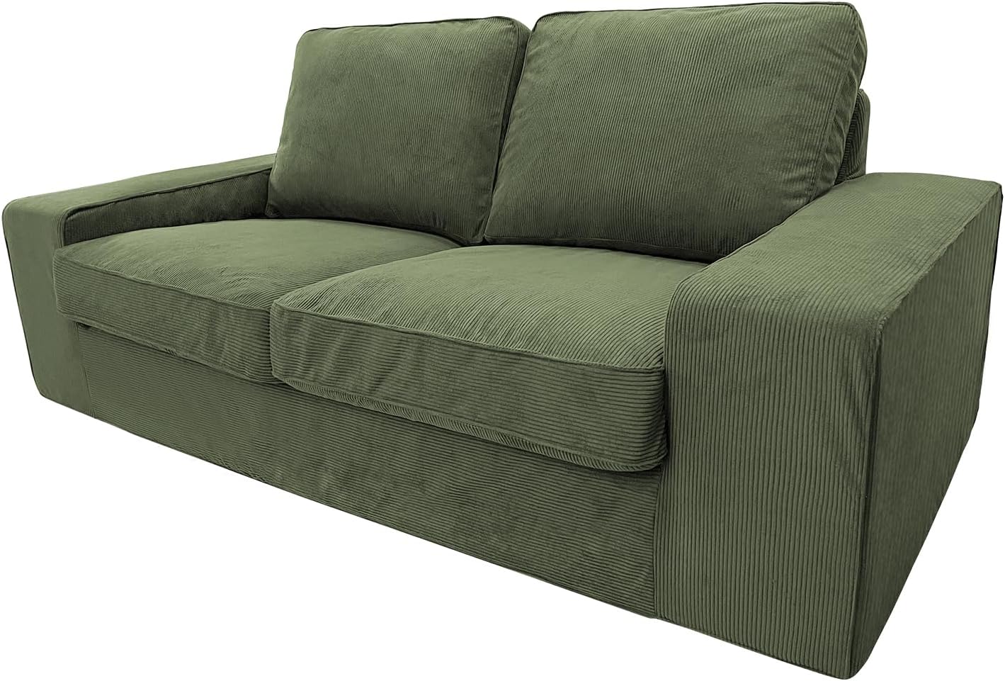 Couch Cover ONLY! for IKEA Kivik Loveseat (190cm), Sofa Covers for 2 Cushion Small Couch, Sofa Slipcovers for Living Room with Cushion Covers (608-29, loveseat)