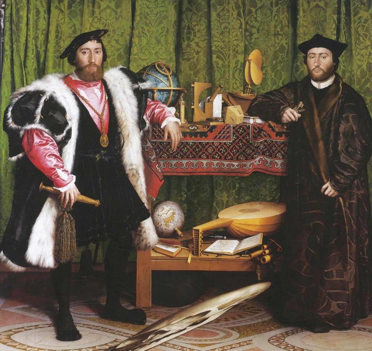 Unicorn Posters A3 POSTER (16.7/11.8 inch) (42/30 cm) - The Ambassadors by Hans Holbein the Younger