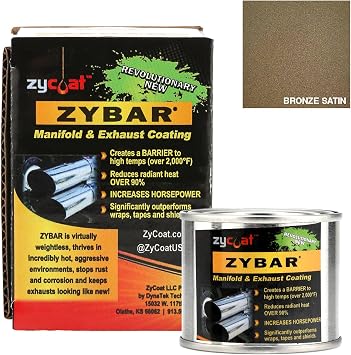 ZyCoat ZyBar 10004 High Temperature Coating - Bronze Satin, 4 Ounce